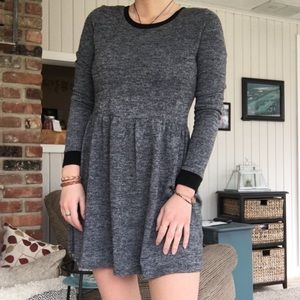 Heathered Gray sweater dress